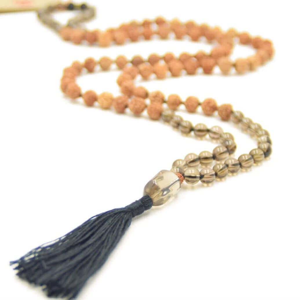 Mala Halsketten - Grounding mala - Ausdruck von Stärke und Stabilität - IRIS AURA SHOP