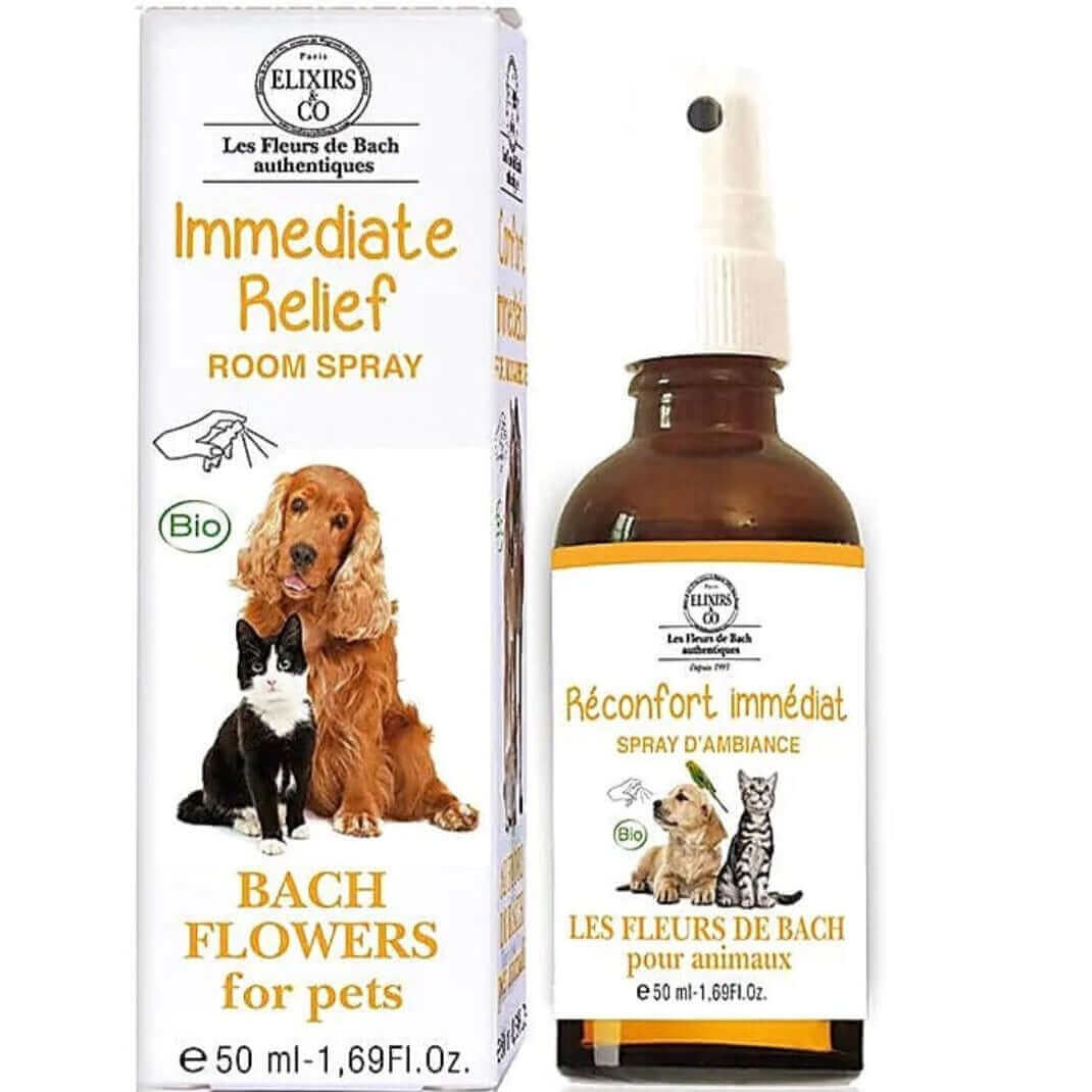 Bach Raumspray für Haustiere BIO - schafft eine beruhigende Atmosphäre und trägt zur Entspannung bei - IRIS AURA SHOP