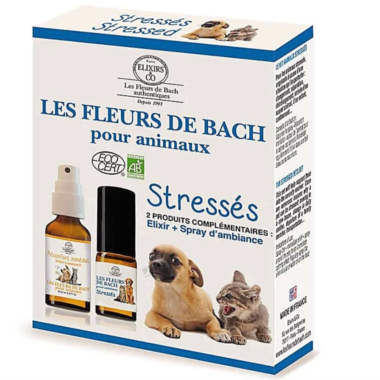 Bachblüten für gestresste Haustiere BIO - Set - IRIS AURA SHOP