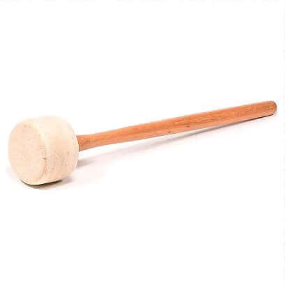 Filzschlägel mit Holzstiel M - Perfekte Harmonie für Ihre Klangschale - IRIS AURA SHOP