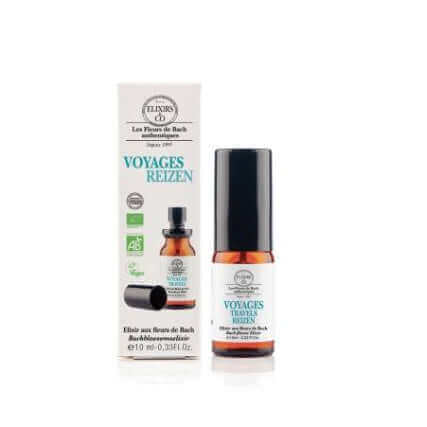 Spray de viaje "Voyages": apoyo natural para los viajeros