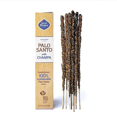 Bâtons d'encens Sagrada Madre Palo Santo & Champa – Purification et Harmonie