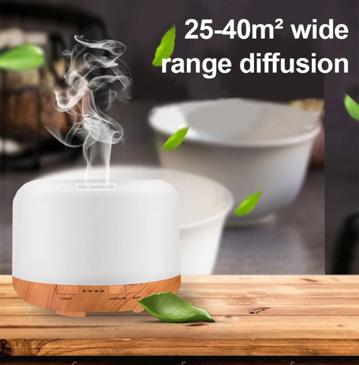 Ultraschall-Luftbefeuchter mit Aromatherapie-Diffuser: Frische und Wohlbefinden für jeden Raum
