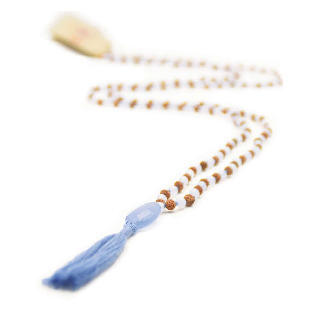 Mala Halskette - Divine expression mala fördert die Ausdrucksfähigkeit und Spiritualität - IRIS AURA SHOP
