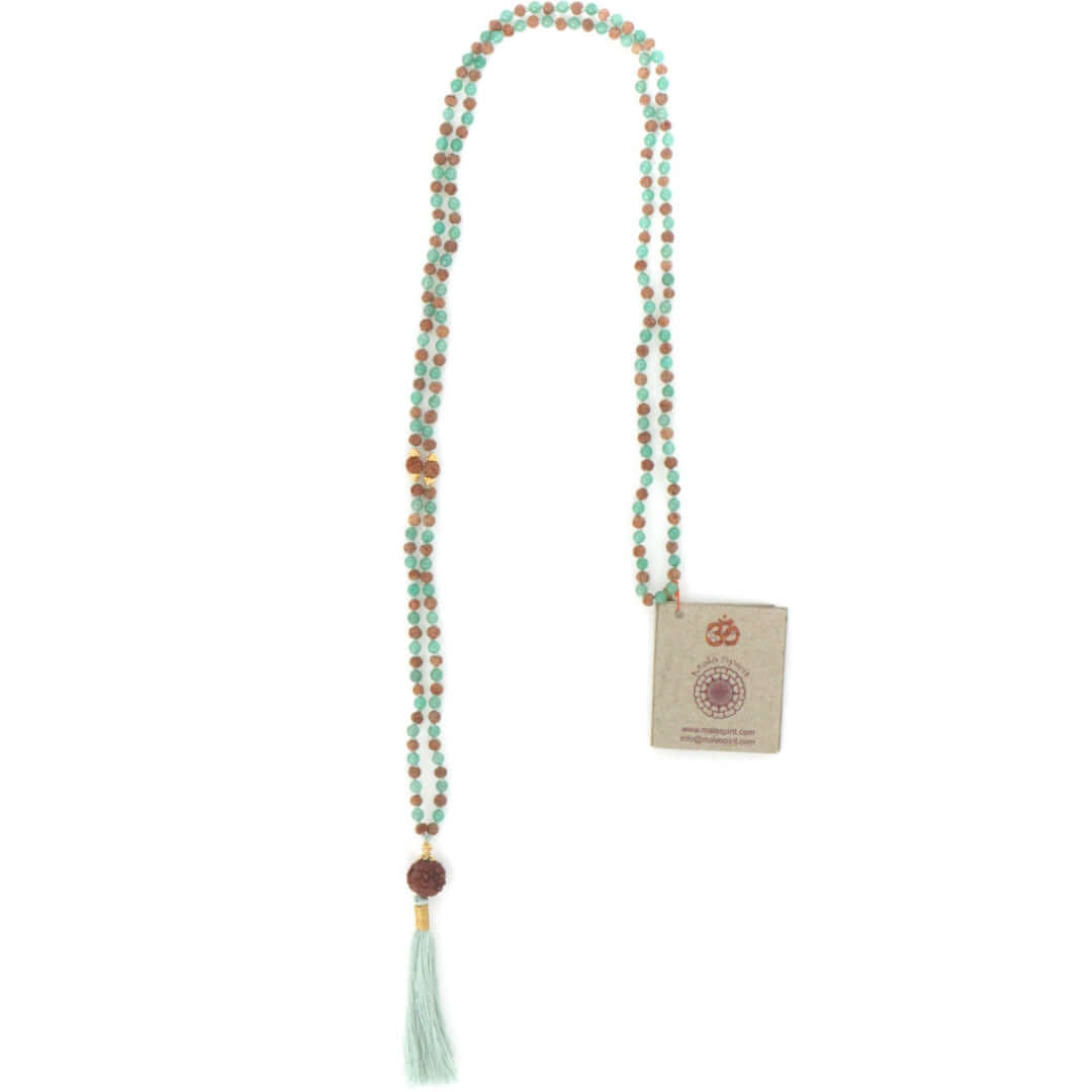 Mala Halskette - Pure Heart Mala - Ausdruck von Liebe und spiritueller Verbundenheit - IRIS AURA SHOP