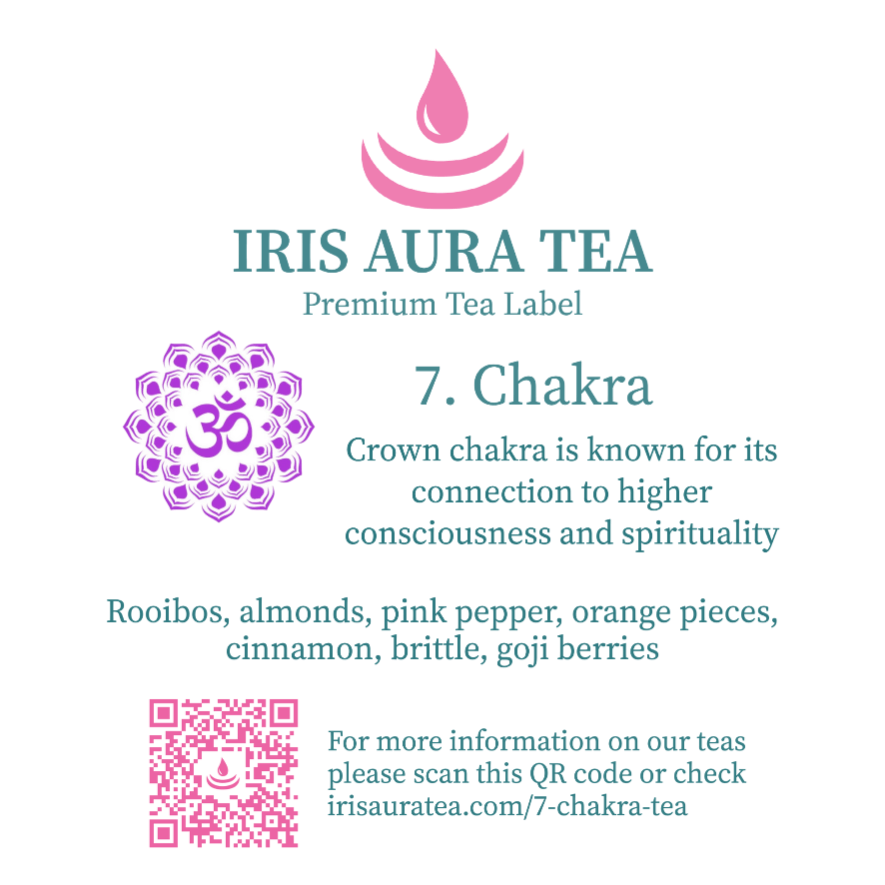 7. Chakra - eine besondere Teemischung aus der Chakra Kollektion - IRIS AURA SHOP