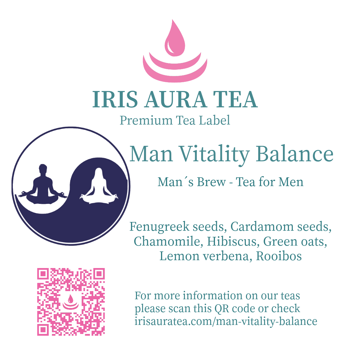 Man Vitality Balance - harmony, strength and vitality in one cup - the tea for men!