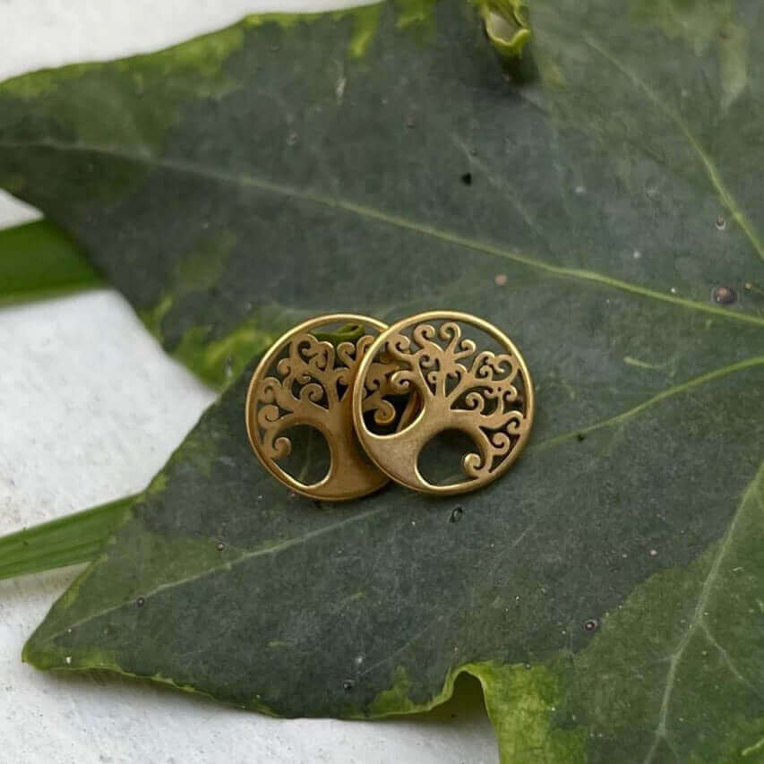 "Tree of Life" Ohrstecker, ein außergewöhnliches Schmuckstück - IRIS AURA SHOP