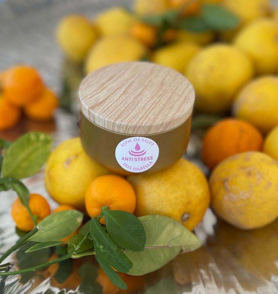 Sojakerzen 100gr. Wachs, handgefertigt und harmonisierend - IRIS AURA SHOP