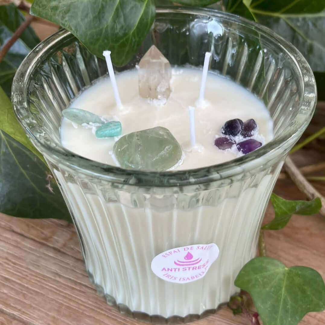 Sojakerzen handgefertigt harmonisierend - Spezialedition 700gr. - IRIS AURA SHOP