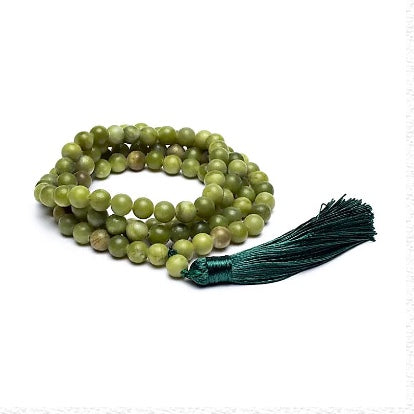 Discover the power of Green Jade: your mala for peace and stability