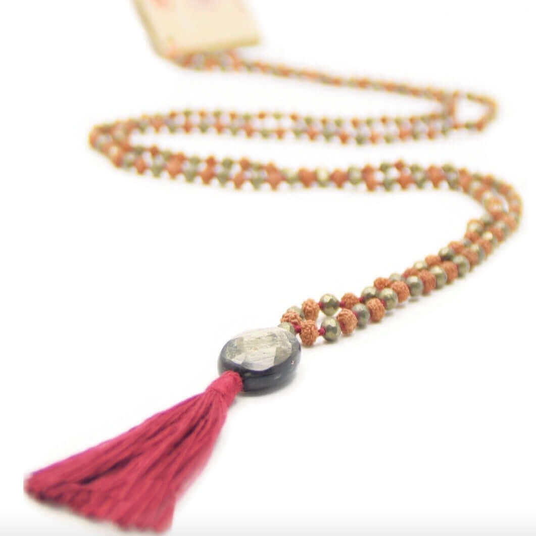 Mala Halskette - Abundance Mala - ein Symbol für Wohlstand und Fülle - IRIS AURA SHOP
