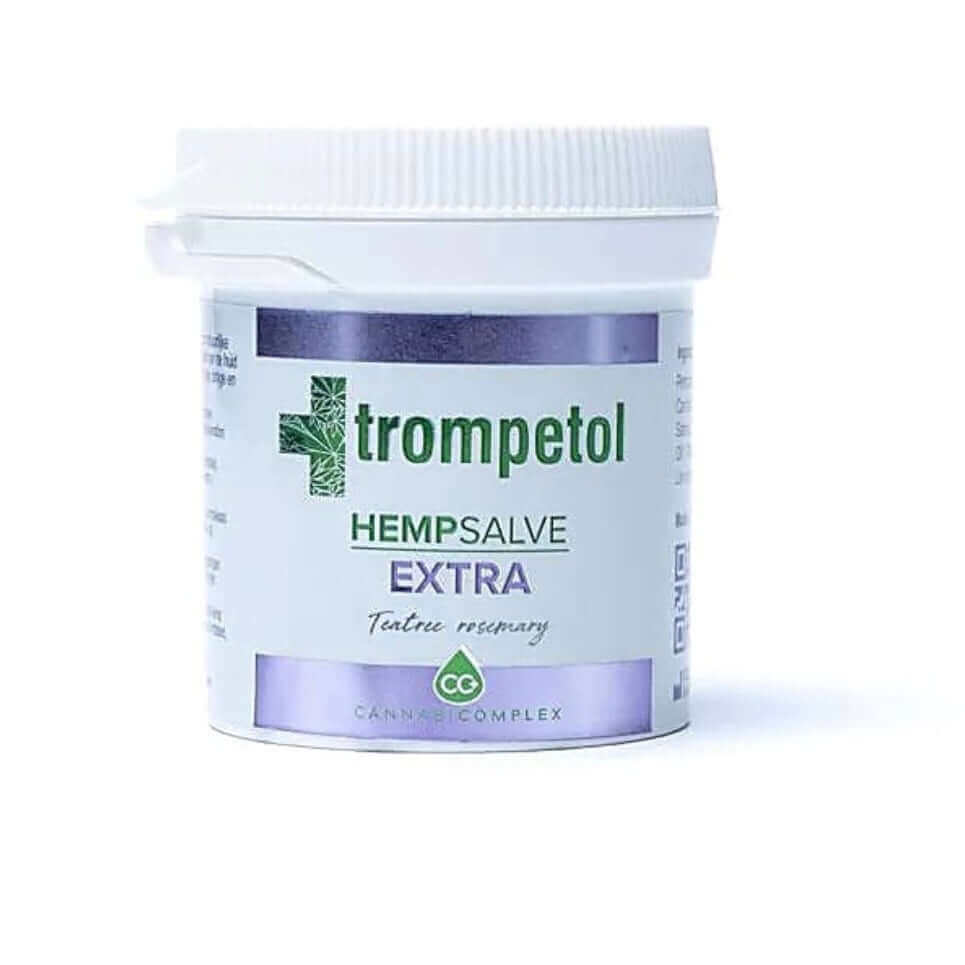 Intensive Regeneration und starker Schutz: Trompetol HEMPsalve EXTRA mit Teebaum und Rosmarin - IRIS AURA SHOP