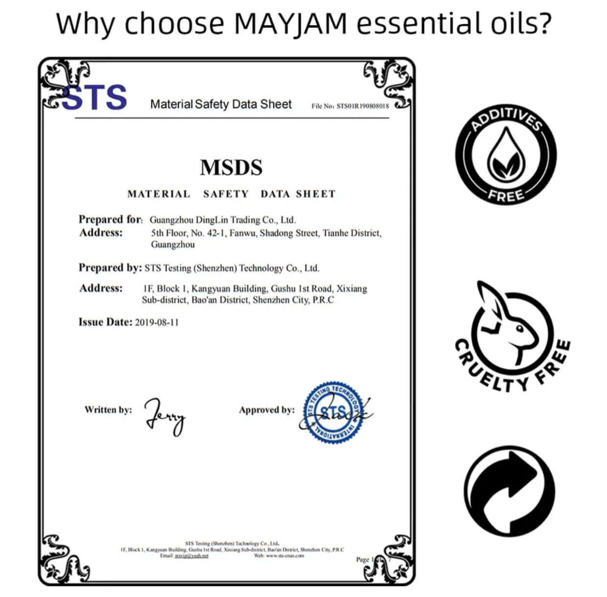 Coffret d'huiles essentielles MAYJAM - 35 bouteilles en coffret cadeau - pour humidificateurs, diffuseurs, parfum DIY et bien plus encore