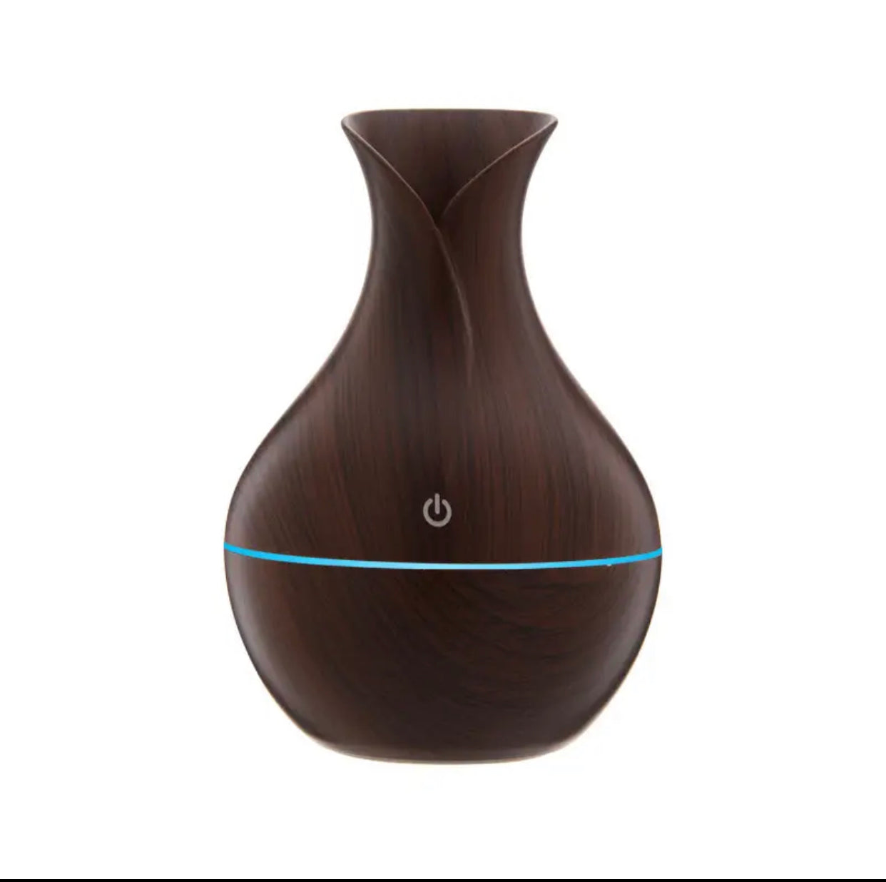 Vase in Holzmaserung - Diffuser - Luftbefeuchter: Natürlichkeit trifft auf moderne Technik