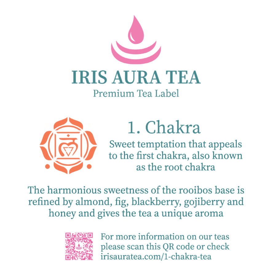 1. Chakra - eine besondere Teemischung aus der Chakra Kollektion - IRIS AURA SHOP