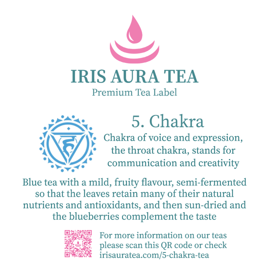 5. Chakra - eine besondere Teemischung aus der Chakra Kollektion - IRIS AURA SHOP