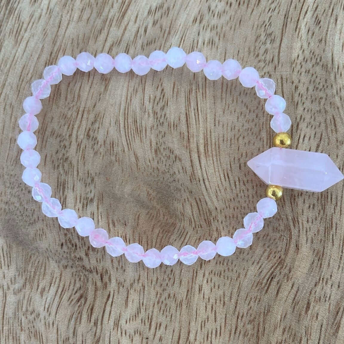Rose quartz bracelet - elegance and harmony in natural stone for love and self-love