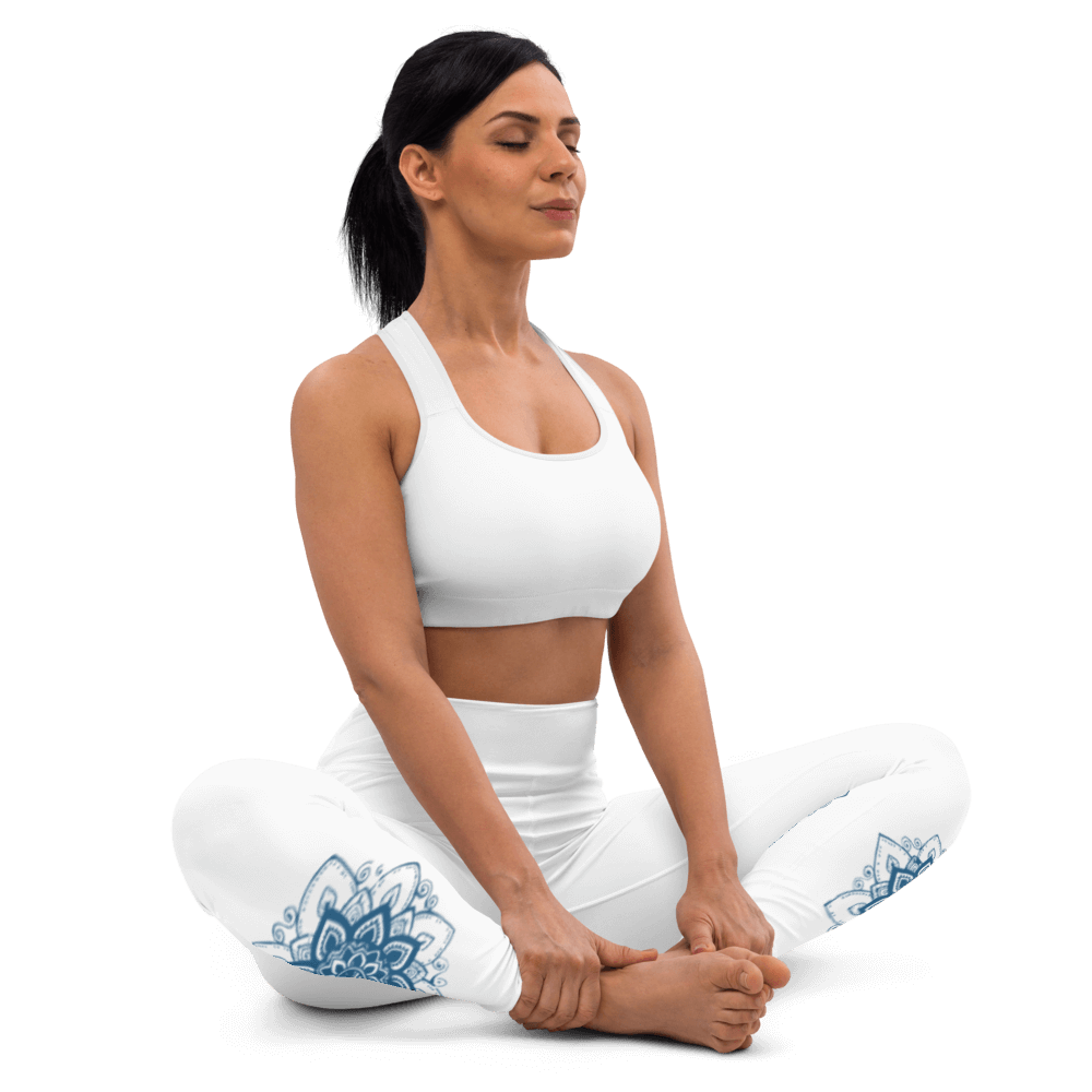 Yoga-Leggings mit Chakra Symbol - IRIS AURA SHOP